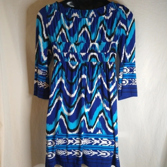 Adorable Blue Off the Shoulders Dress EUC ❤️ - Picture 6 of 9